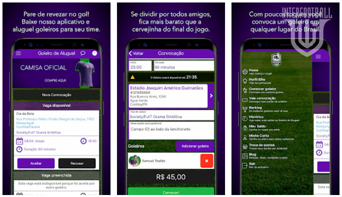 Յուրահատուկ app. Բրազիլիայում սիրողական ակումբները կարող են մեկ խաղով վարձակալել դարպասապահ