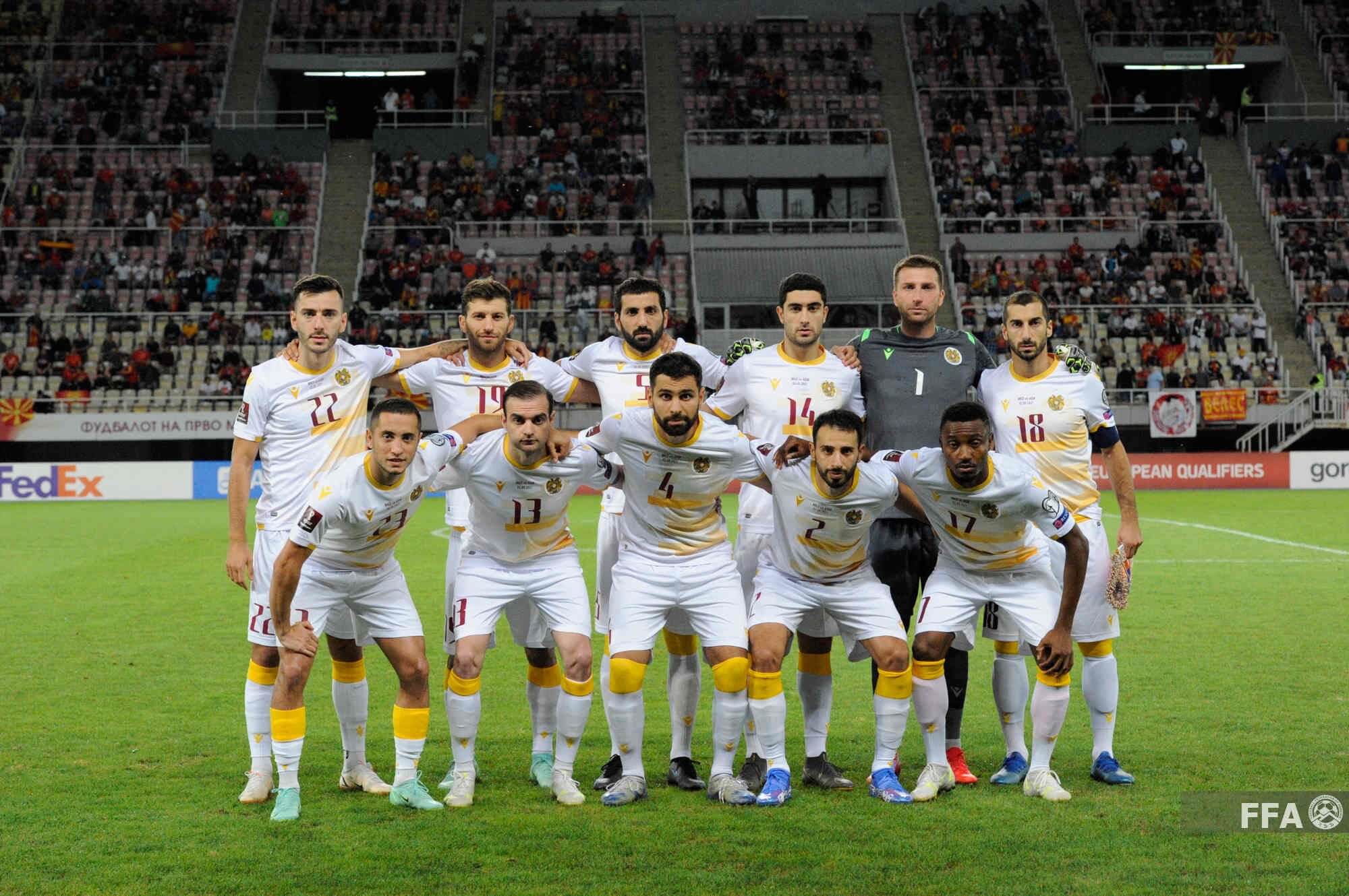 Հայաստանի հավաքականը ոչ-ոքի խաղաց Հյուսիսային Մակեդոնիայի դեմ խաղում