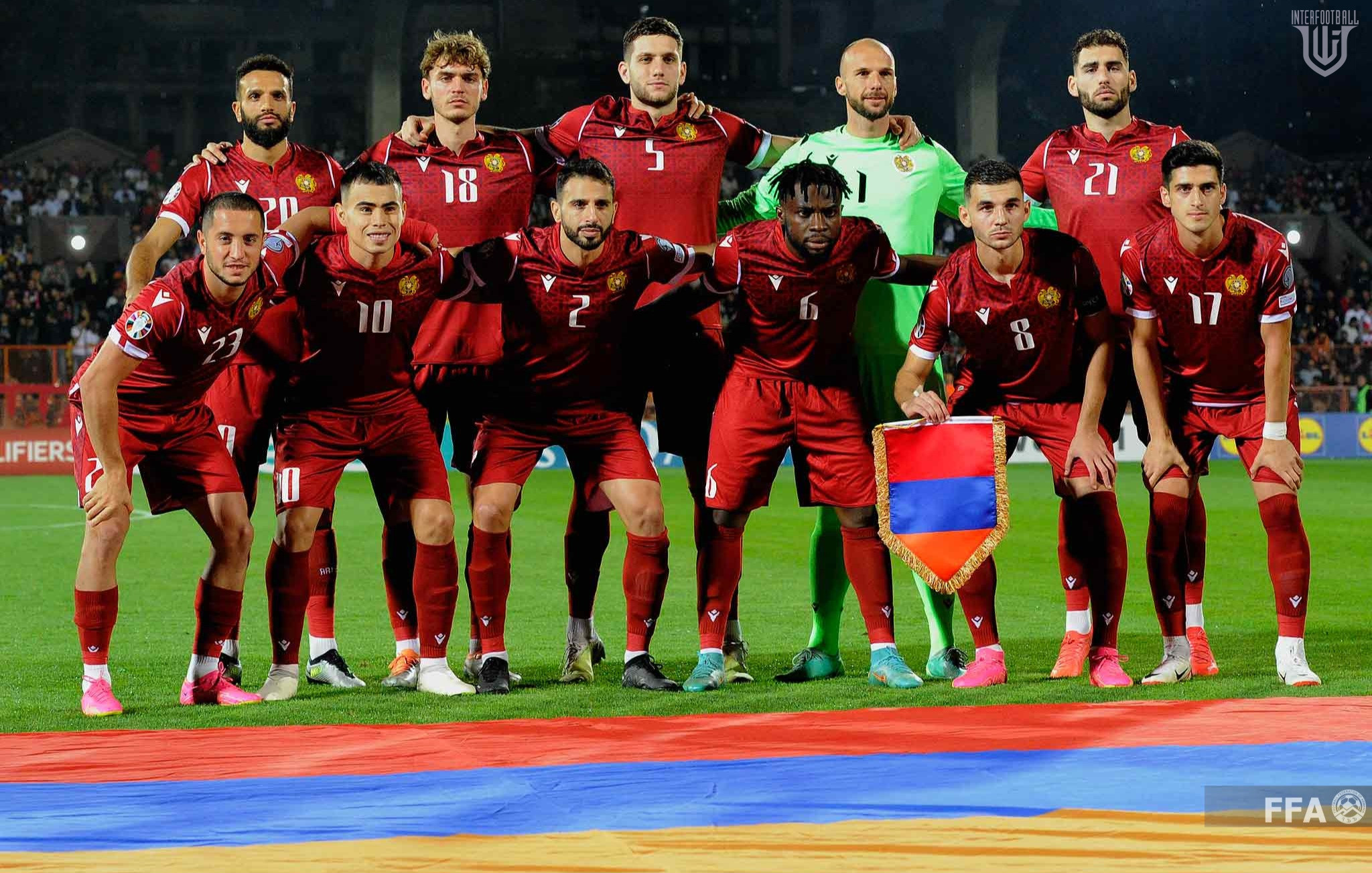 Հայաստանի հավաքականի ֆուտբոլիստների գնահատականները Խորվաթիայի դեմ խաղում` ըստ SofaScore-ի և Whoscored-ի