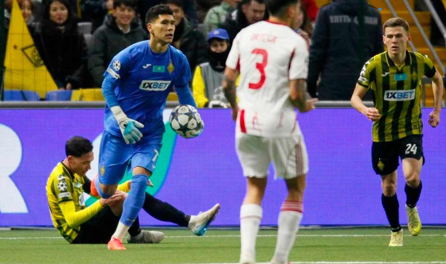 ՉԼ հանդիպման լավագույն ֆուտբոլիստ ճանաչված առաջին ղազախ ֆուտբոլիստը 📸