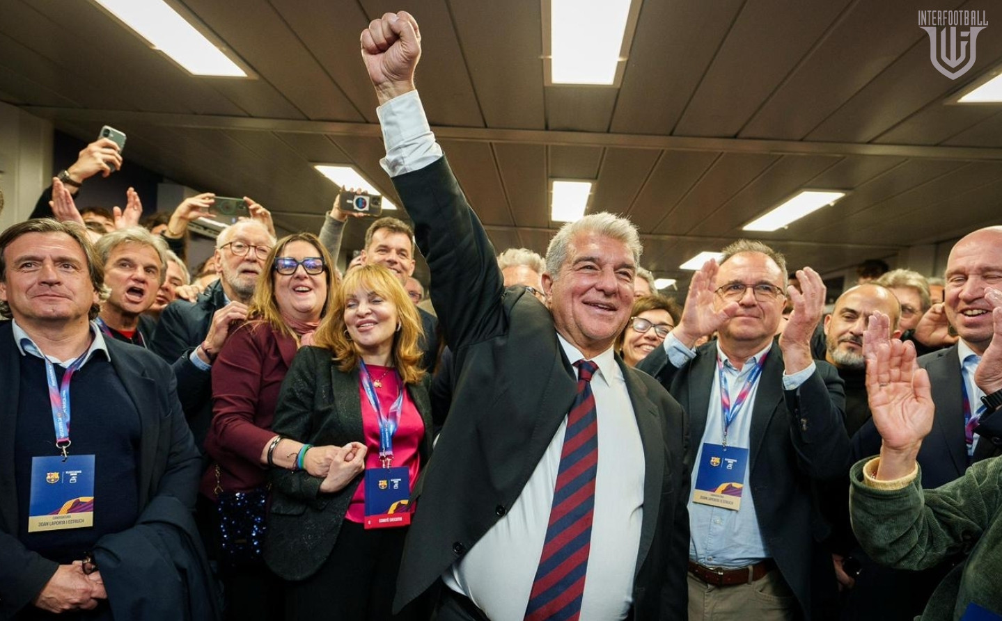 Պաշտոնական. Ժոան Լապորտան վերընտրվեց «Բարսելոնայի» նախագահի պաշտոնում 📸