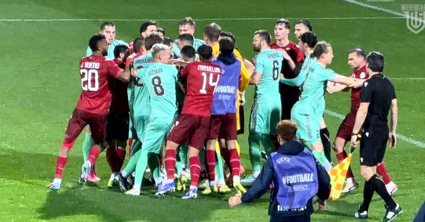 Հայ ու բելառուս ֆուտբոլիստների միջև տեղի ունեցած բախումը 🎥